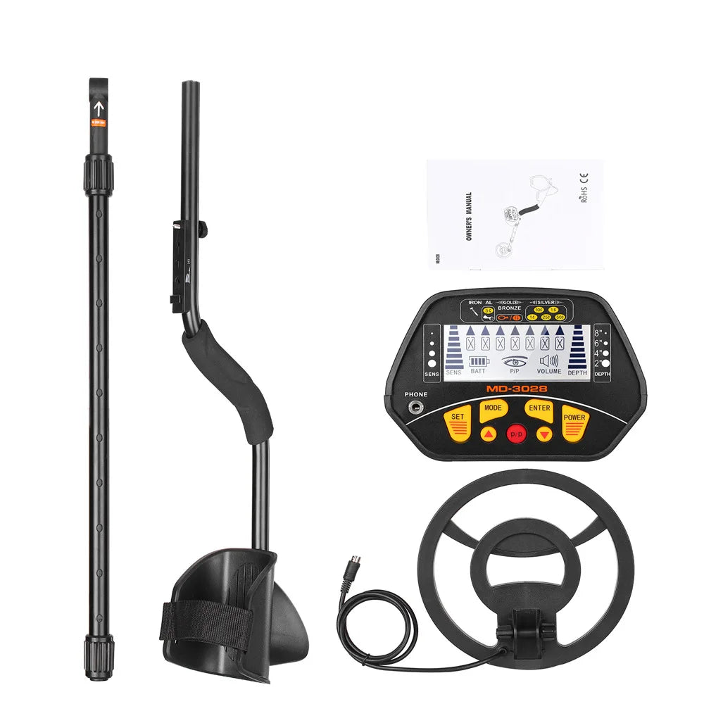 MD-3028 Metal Detector Underground Gold Detector Treasure Hunter Seeker