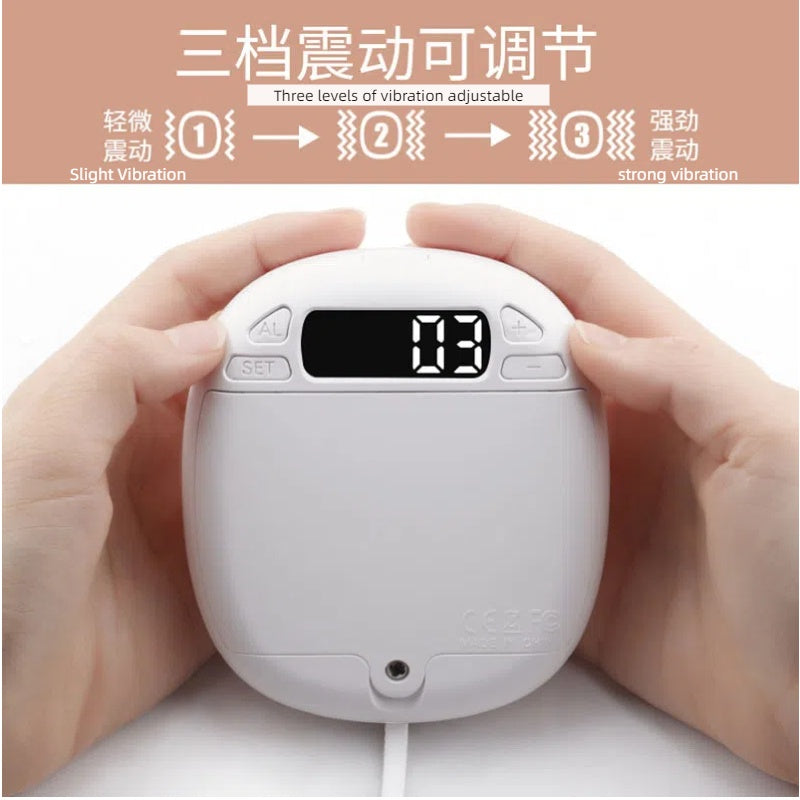 New Strong Vibration Alarm Clock for Students to Wake Up with Creative Cute Pet Mute Deaf LED Digital Clock