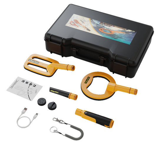 New Handheld 3-in-1 Metal Detector Outdoor Treasure Hunt Pulse Waterproof Charging Metal Detector