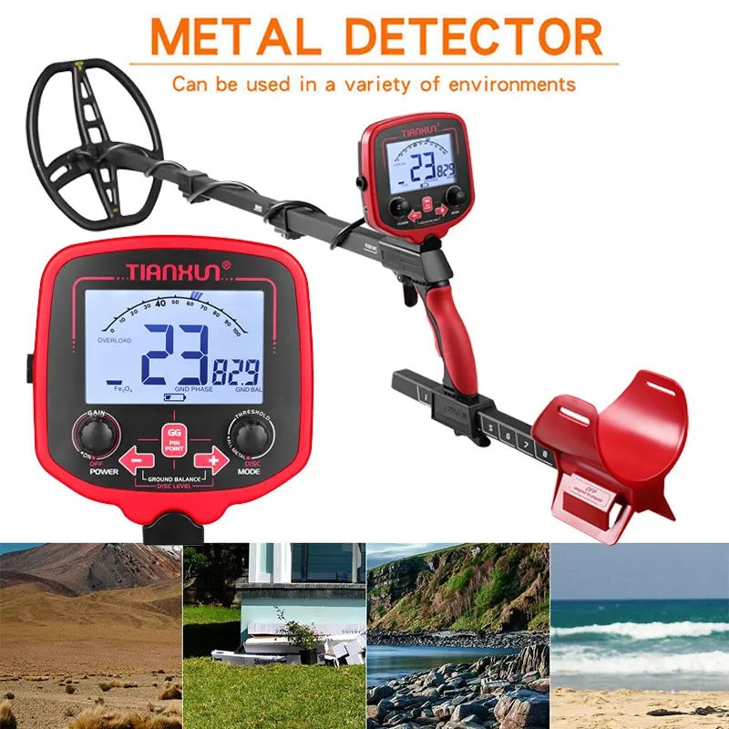 Metal Detector for Adults TX-850L Underground Gold Detector Outdoor Gold Exploration