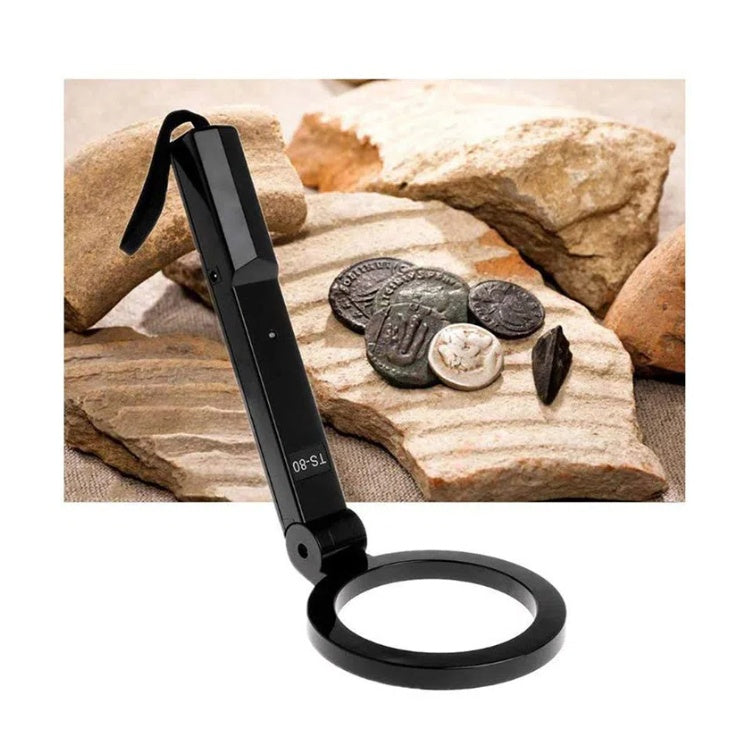 TS-80 Handheld Metal Detector Portable Foldable High Sensitivity Station Terminal Airport School Court Security Detector