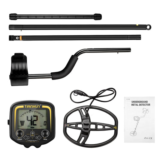 TX-850 professional metal detector with high sensitivity and waterproof dual D-type search coil can detect depths of 3 meters