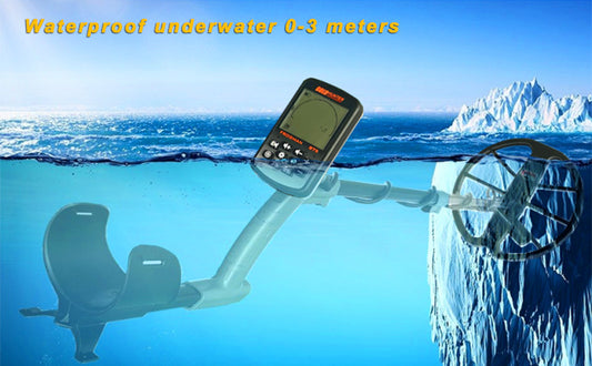 New B75 Handheld Underground Metal Detector with Waterproof LCD Backlight Digital Gold, Silver and Copper Treasure Detector