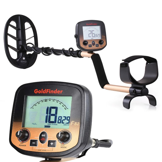 Metal Detector for Adults Gold Finder FS2 Underground Metal Detector LCD Display Gold Beetle High Precision Treasure Hunter