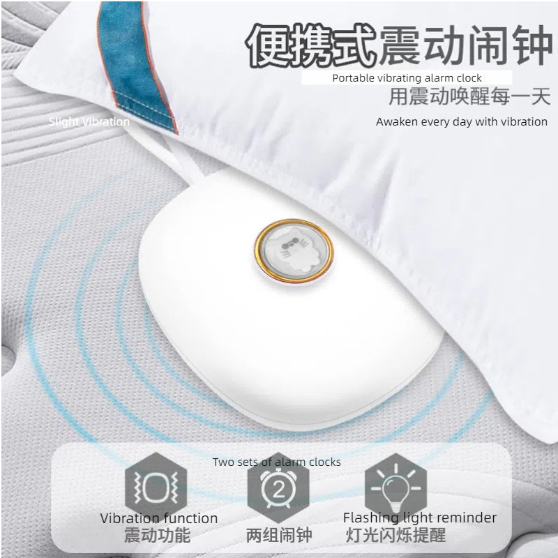 New Strong Vibration Alarm Clock for Students to Wake Up with Creative Cute Pet Mute Deaf LED Digital Clock