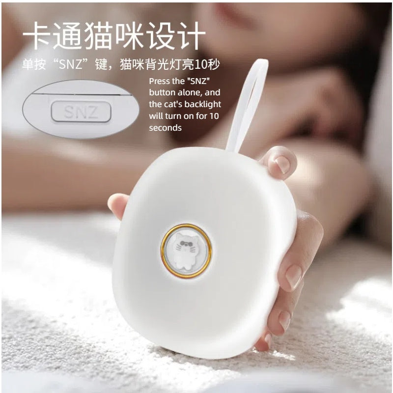 New Strong Vibration Alarm Clock for Students to Wake Up with Creative Cute Pet Mute Deaf LED Digital Clock