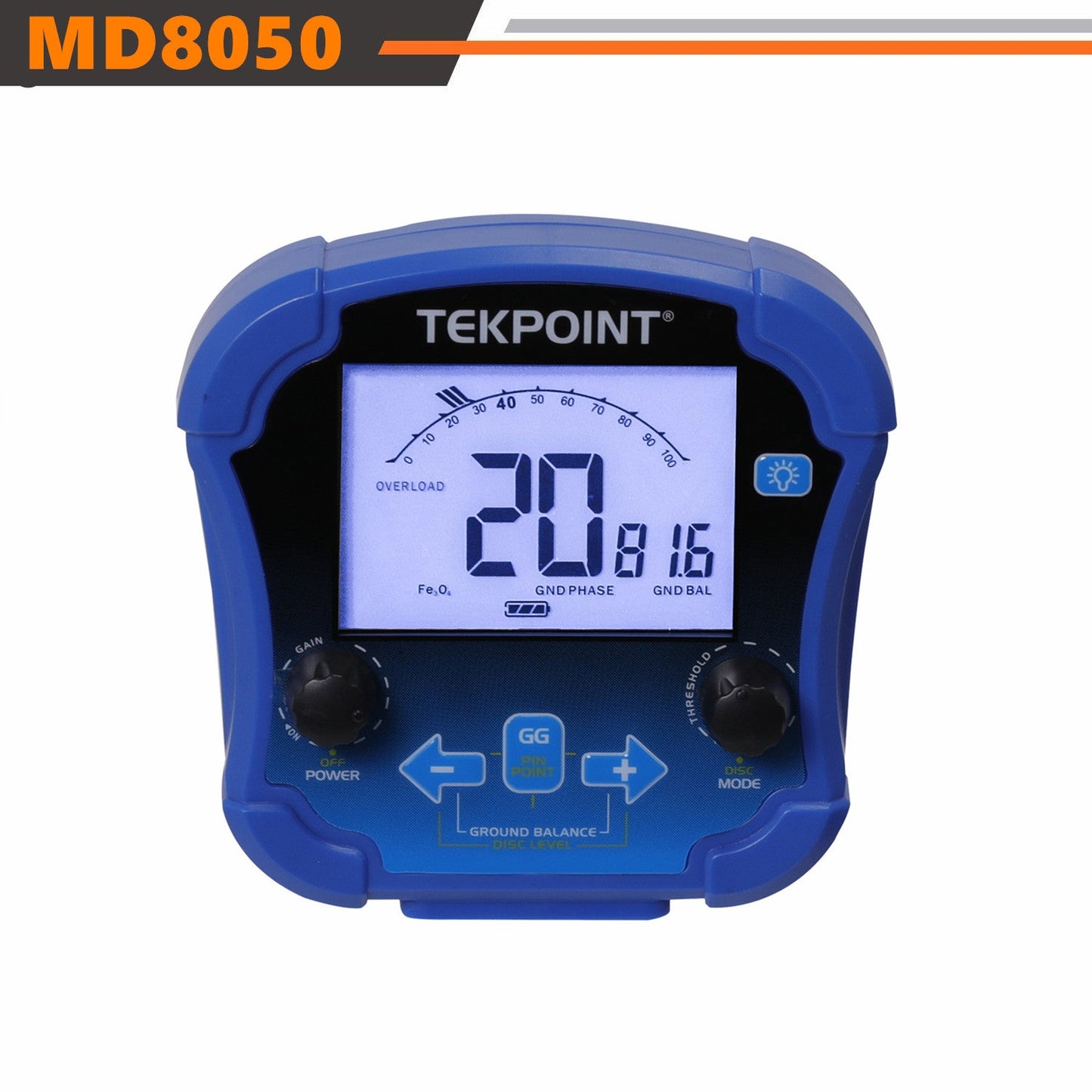 MD8050 Metal Detector Professional Underground Depth Gold Detector